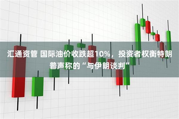 汇通资管 国际油价收跌超10%，投资者权衡特朗普声称的“与伊朗谈判”